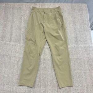 Fabletics The Only Pants Mens 30x32 Beige Golf Stretch